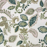 Garden Floral Fabric—Green Color—High Quality Upholstery—95% Polyester, 5% Cotton—Sold by The Yard—54" Inches Wide—Nationwide Shipping